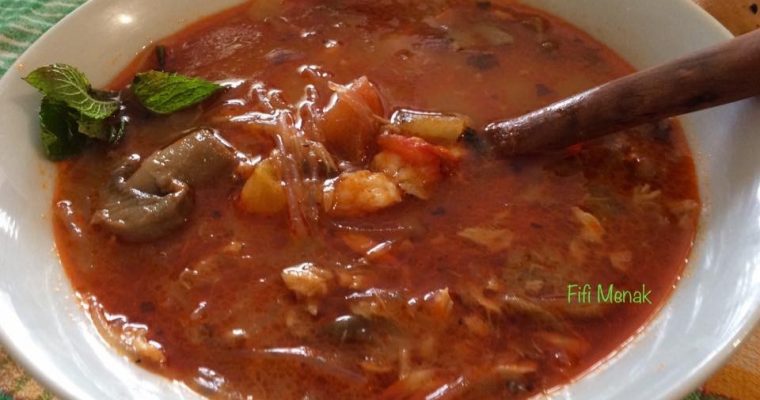 MA SOUPE DE POISSON AUX CHAMPIGNONS ET LÉGUMES