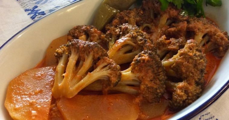 Mon brocoli en sauce à l’algérienne (Chtitha brouklou)