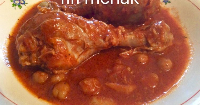 Poulet en sauce à l’ail (Chtitha djadj)