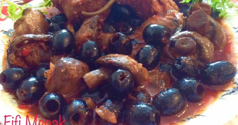 Tadjine aux olives noires