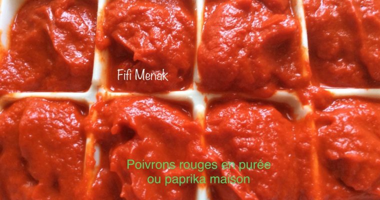 PAPRIKA FAIT MAISON OU PURÉE DE POIVRONS ROUGES