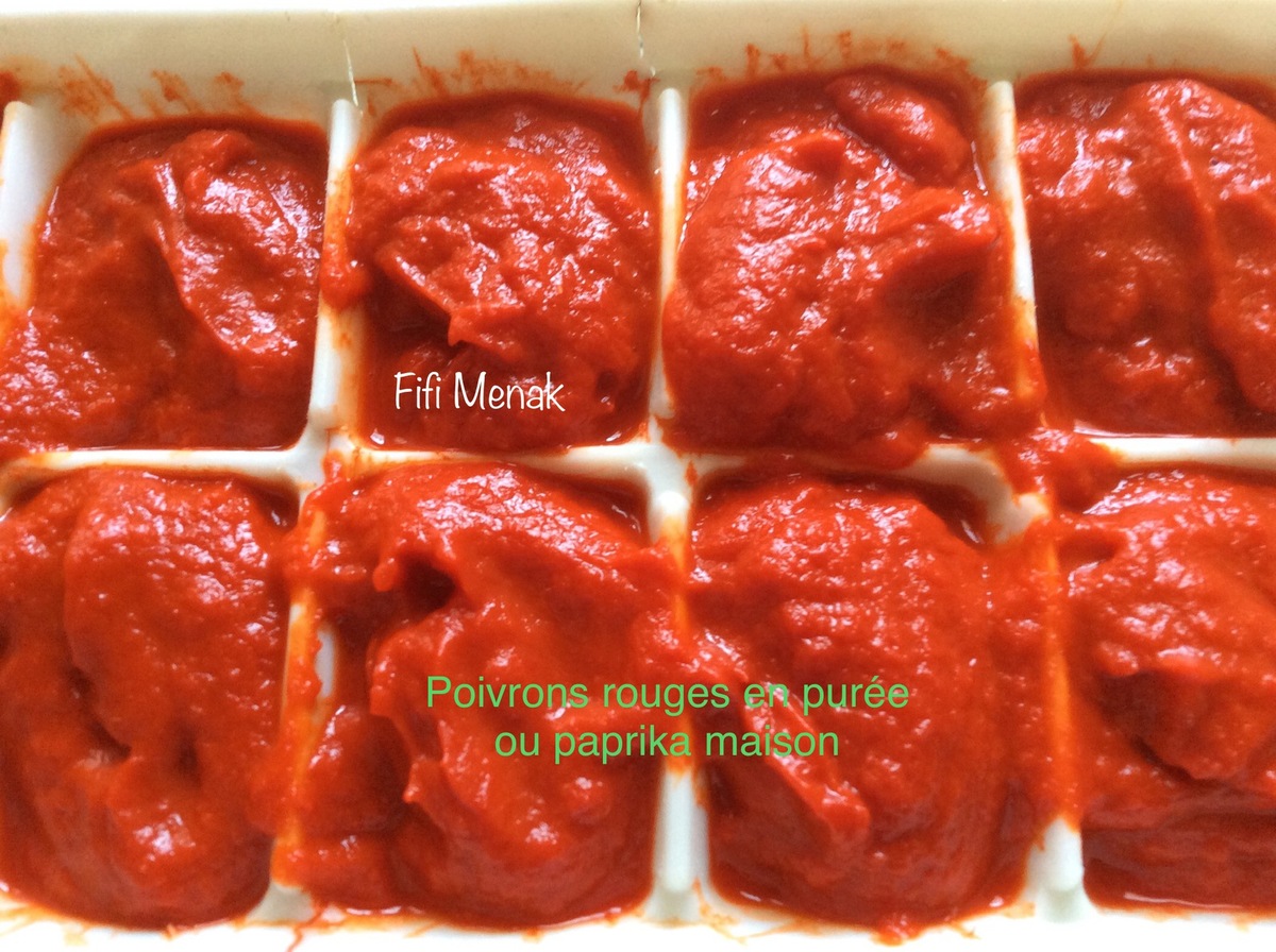 PAPRIKA FAIT MAISON OU PURÉE DE POIVRONS ROUGES