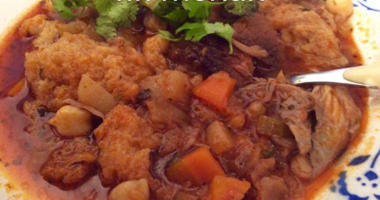 Soupe ancienne algéroise au pain rassis (tchakhtchoukhat el khobz)