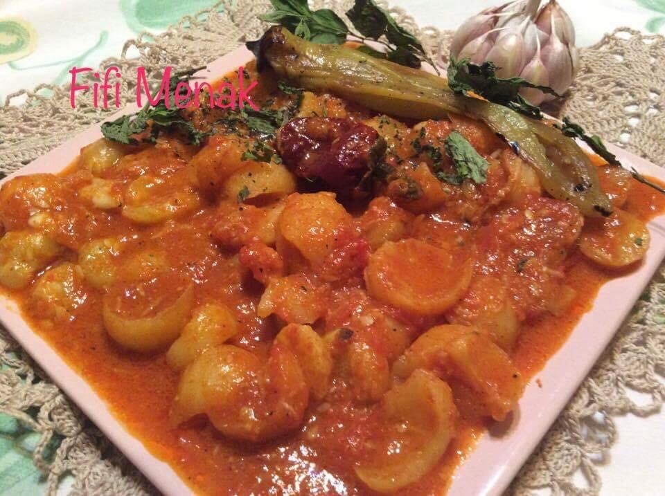 Restes de légumes en sauce au carvi (Mokh echikh)