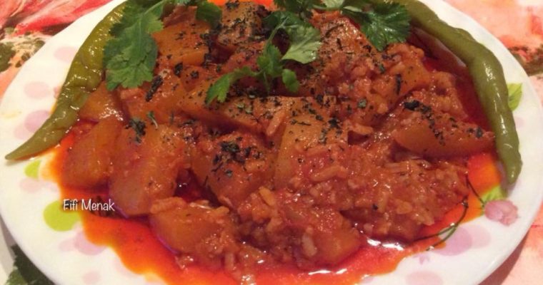 Courge au carvi (Tbikha klilcha)