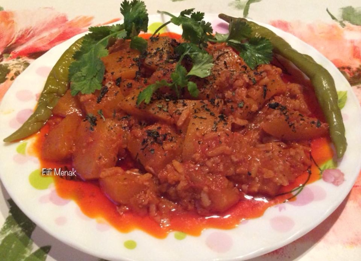 Courge au carvi (Tbikha klilcha)