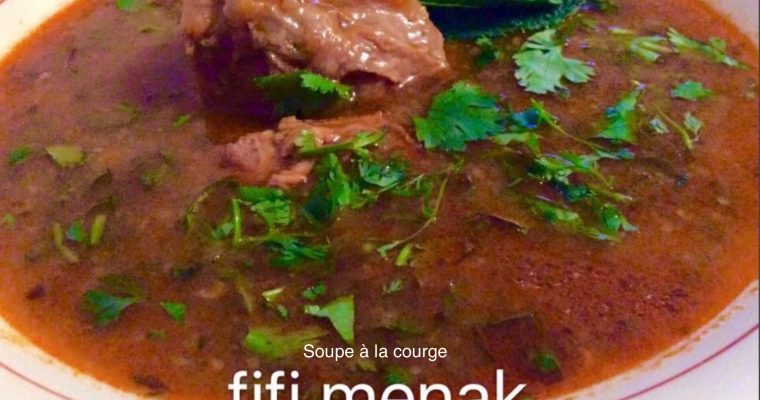 Ma soupe à la courge et blé concassé