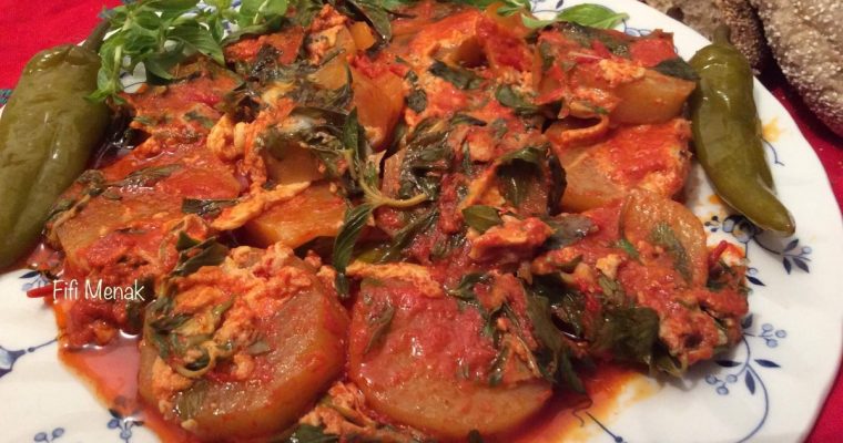 Pommes de terre à la menthe-pouliot (Batata fliyou)