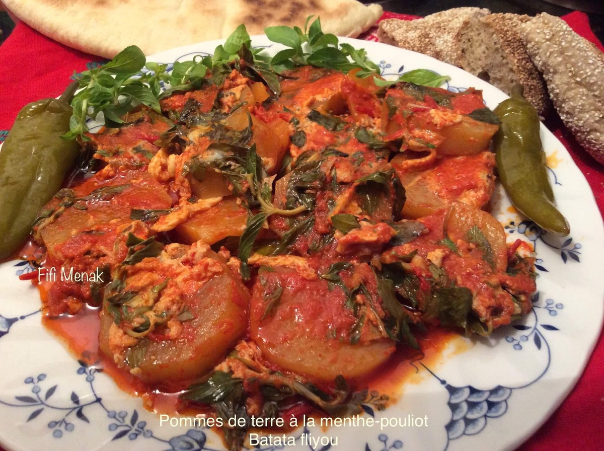 Pommes de terre à la menthe-pouliot (Batata fliyou)