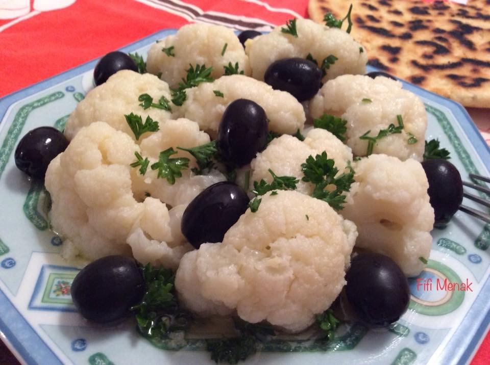 Chou-fleur en vinaigrette à l’huîle d’olIve