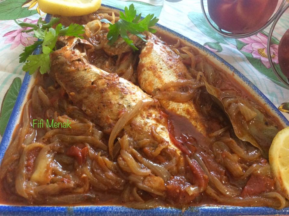 Poissons en ragoût à l’algérienne .