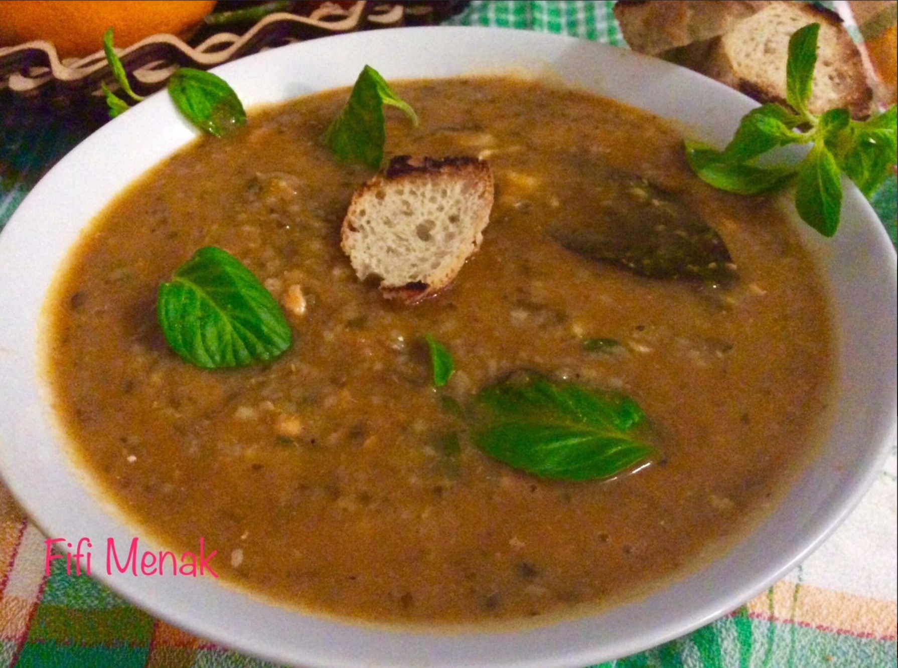 Soupe au merlan et à la graine de couscous d’orge