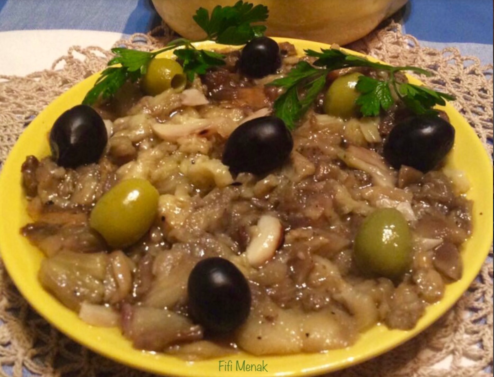 Aubergines à la vinaigrette