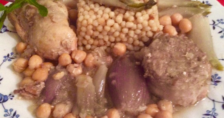 Petits plombs aux oignons (Al Moghrabiyé)