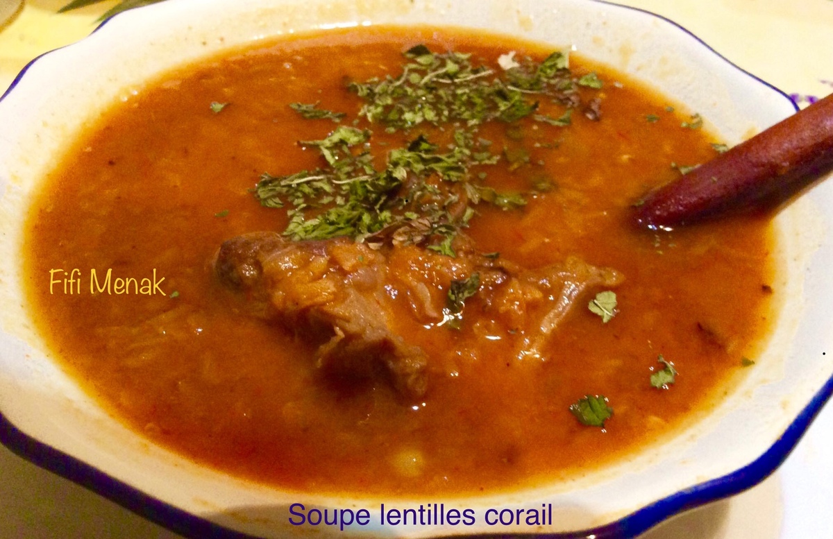 MA SOUPE LENTILLES CORAIL