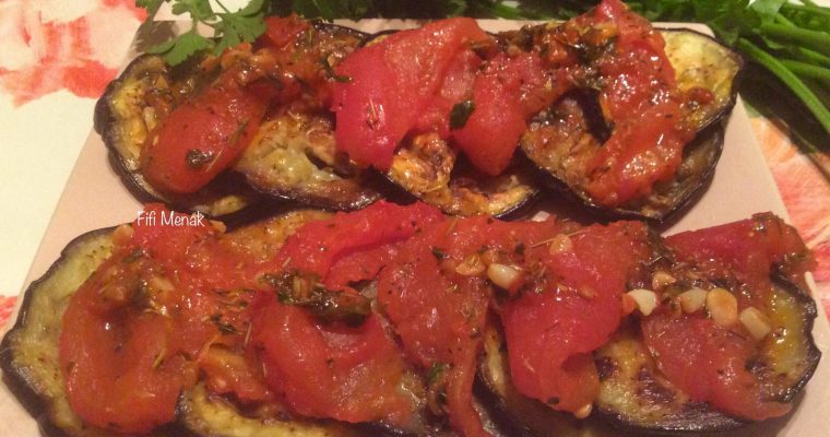Aubergines à la tomate