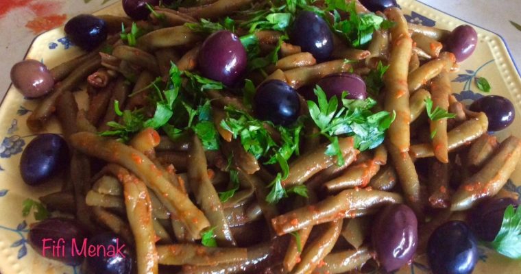 Haricots verts en salade à l’algéroise
