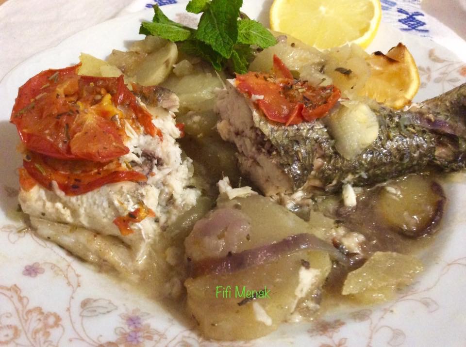 Poisson au four (hout fel koucha)