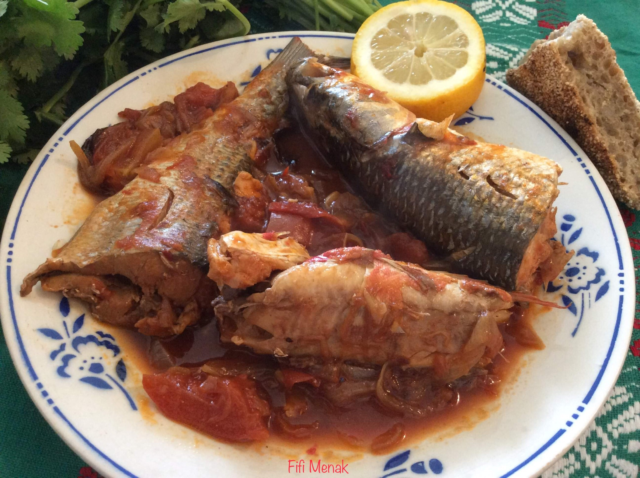 Poissons en sauce façon algérienne