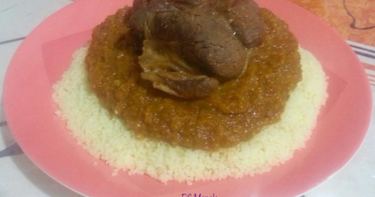 Couscous à la courge de Ouled Djellal