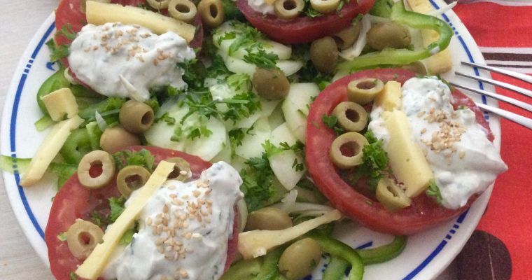 Ma sauce au roquefort et au tahiné