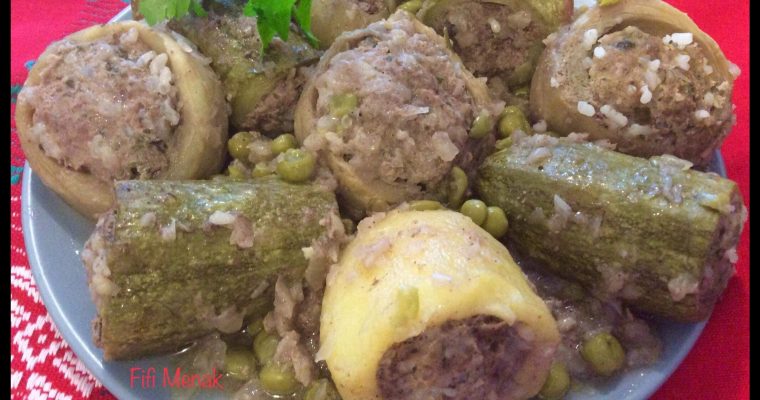 Légumes farcis en sauce blanche (Dolma khodra)