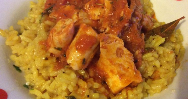 Cabillaud en sauce pour pâtes et riz