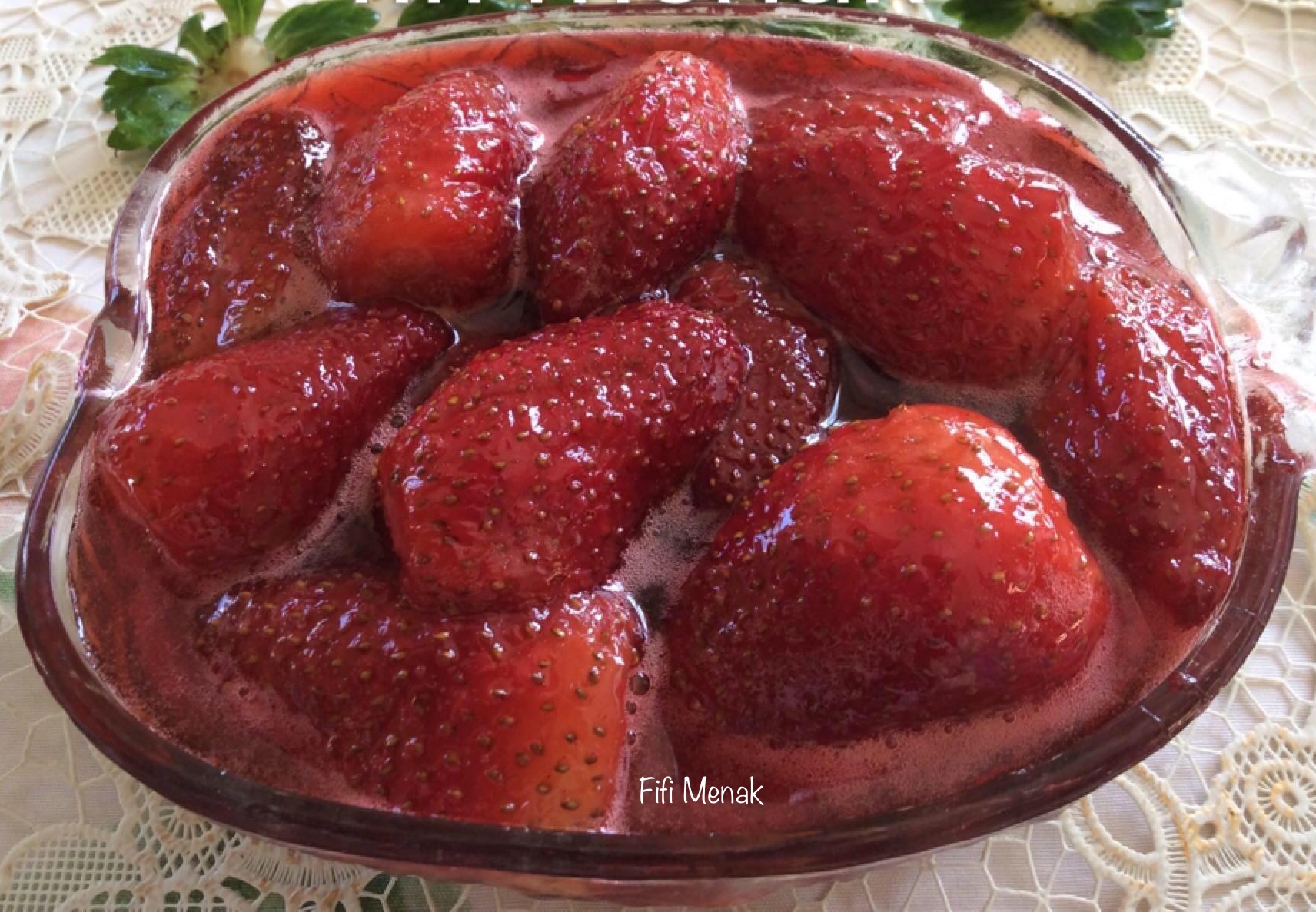 Confiture de fraises