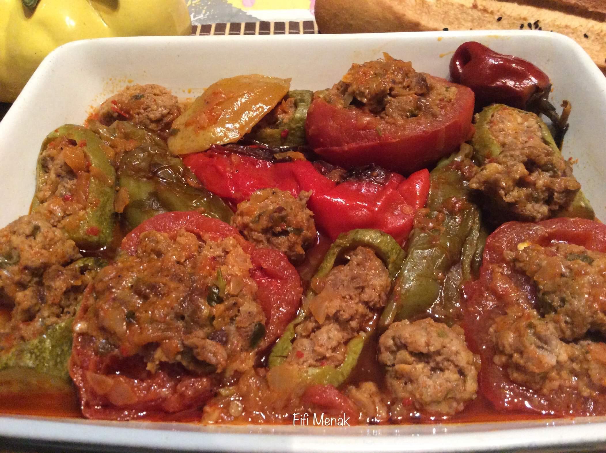 Légumes frits et farcis (dolma khodra)