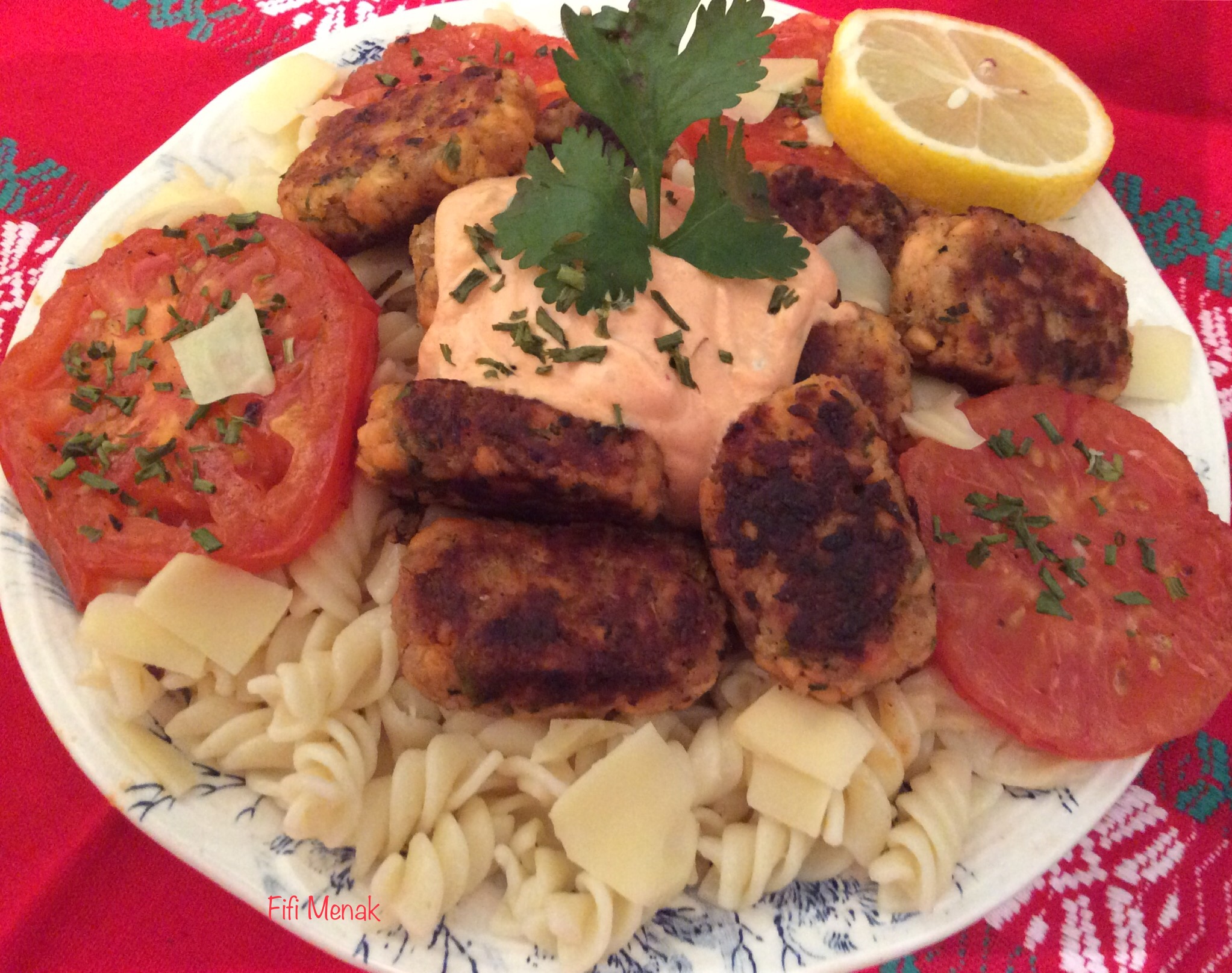 Mes croquettes au saumon