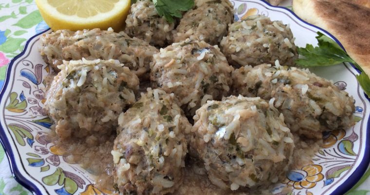 Boulettes de sardines en sauce blanche (Dolma serdine marqua bita)