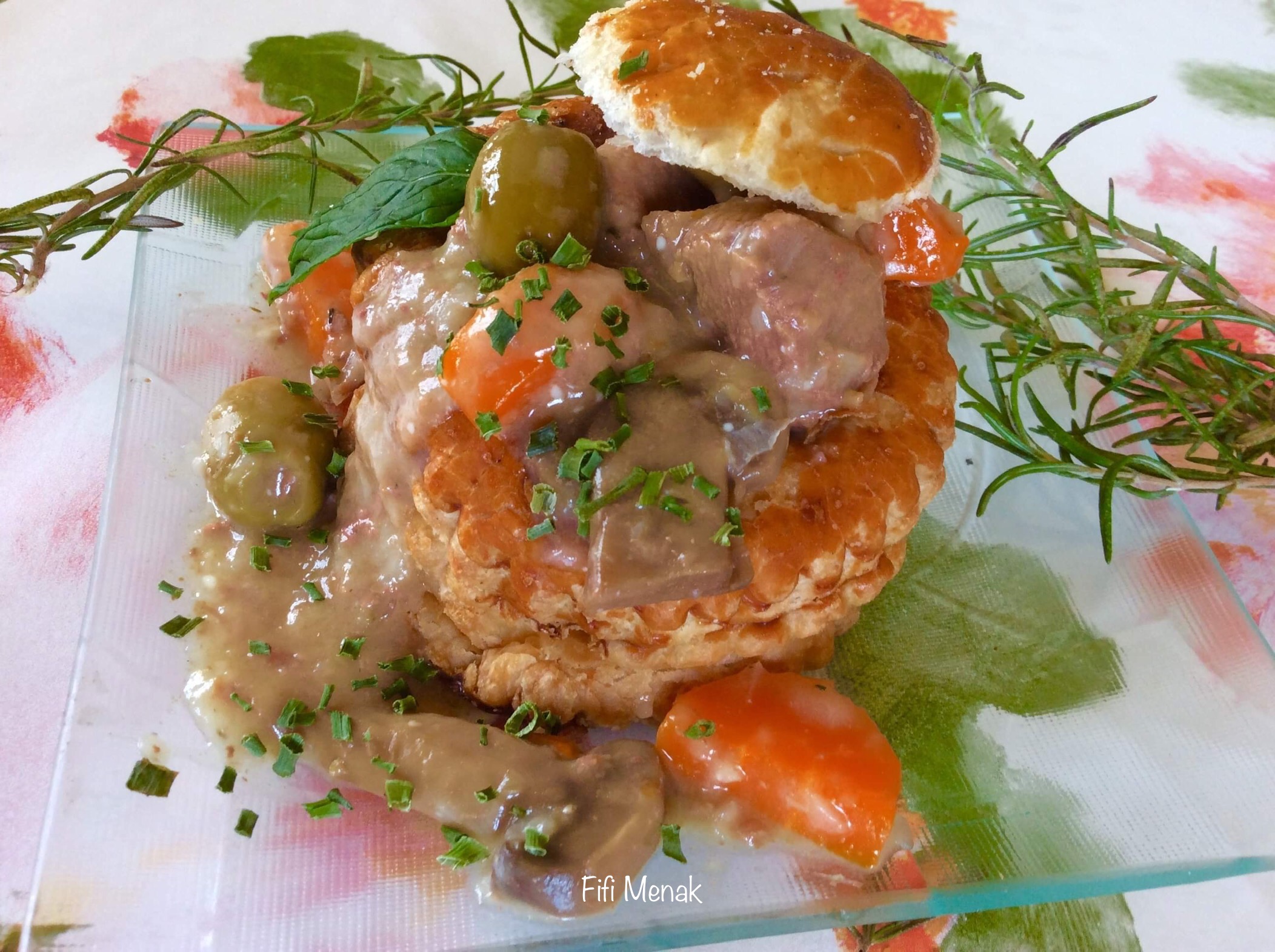 Mes vols au vent en sauce