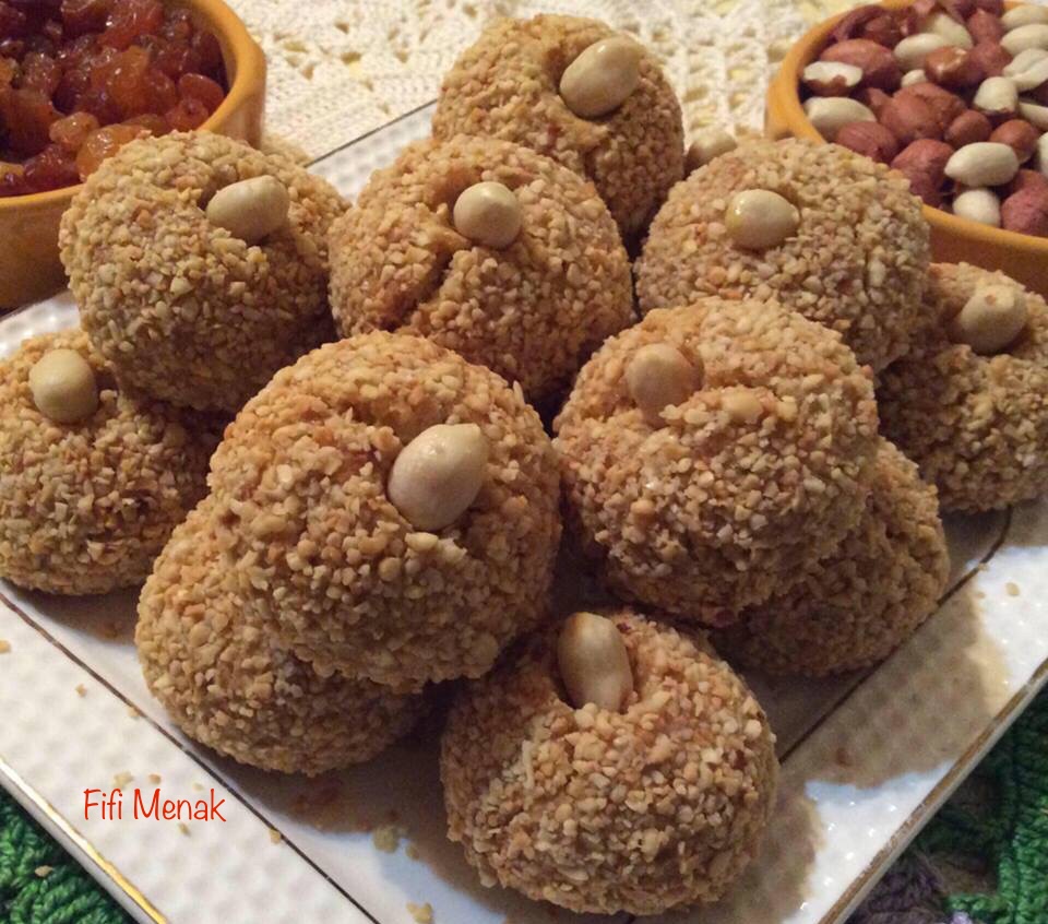 Gâteaux aux cacahuètes et raisins secs