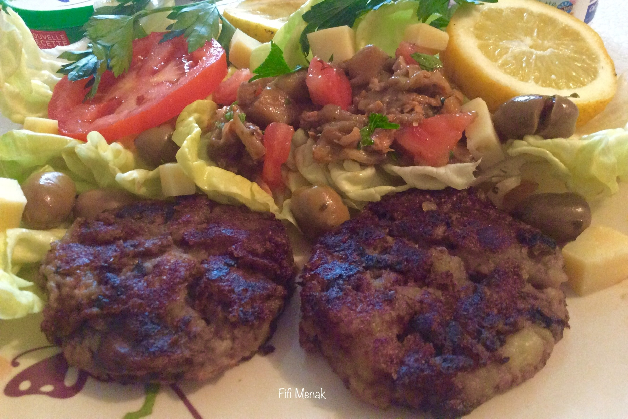 Galettes de pommes de terre aux champignons et noix