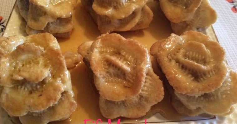 Losanges à la farine sculptés (Makrout el farina)