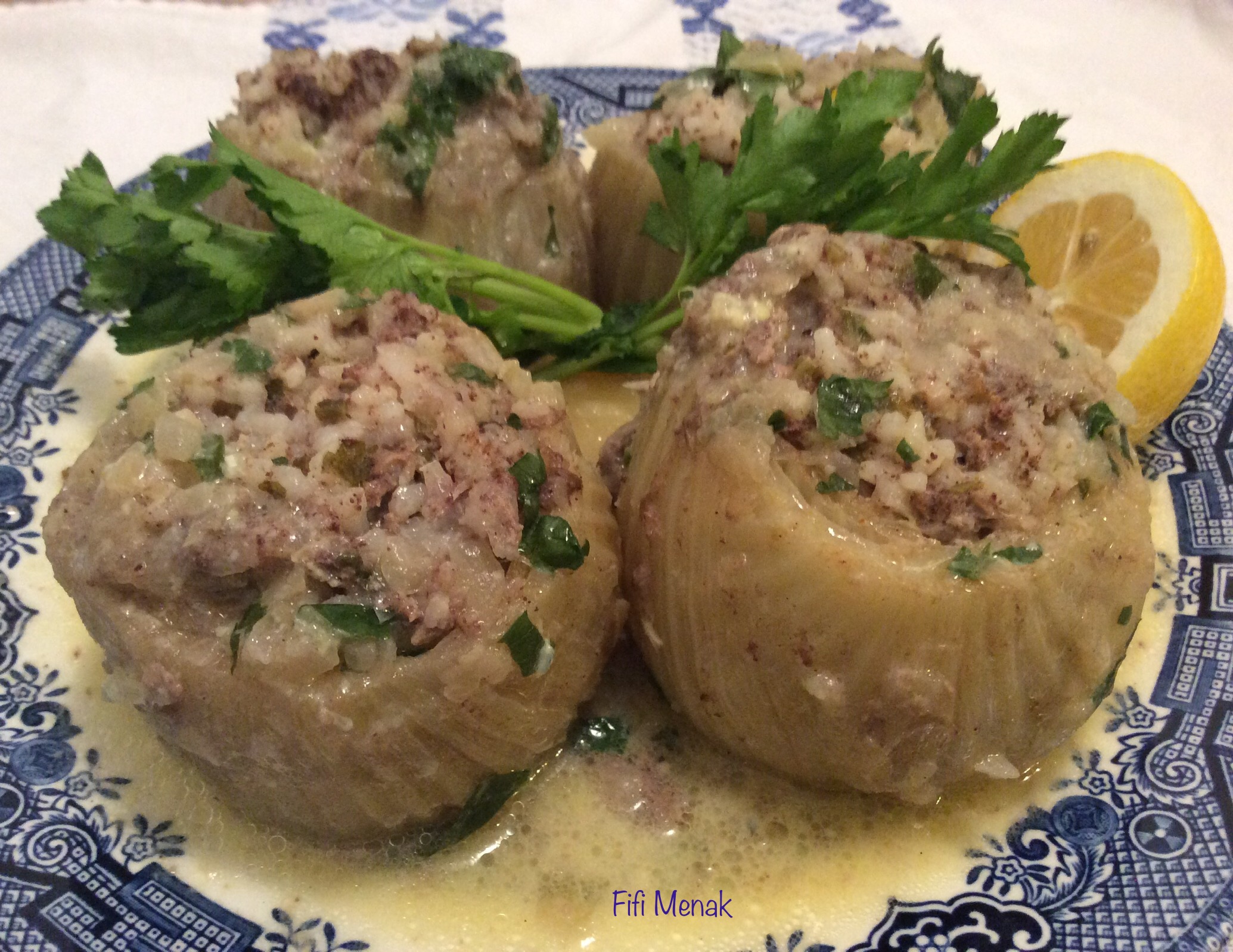 Fenouils farcis (Dolma Besbas)