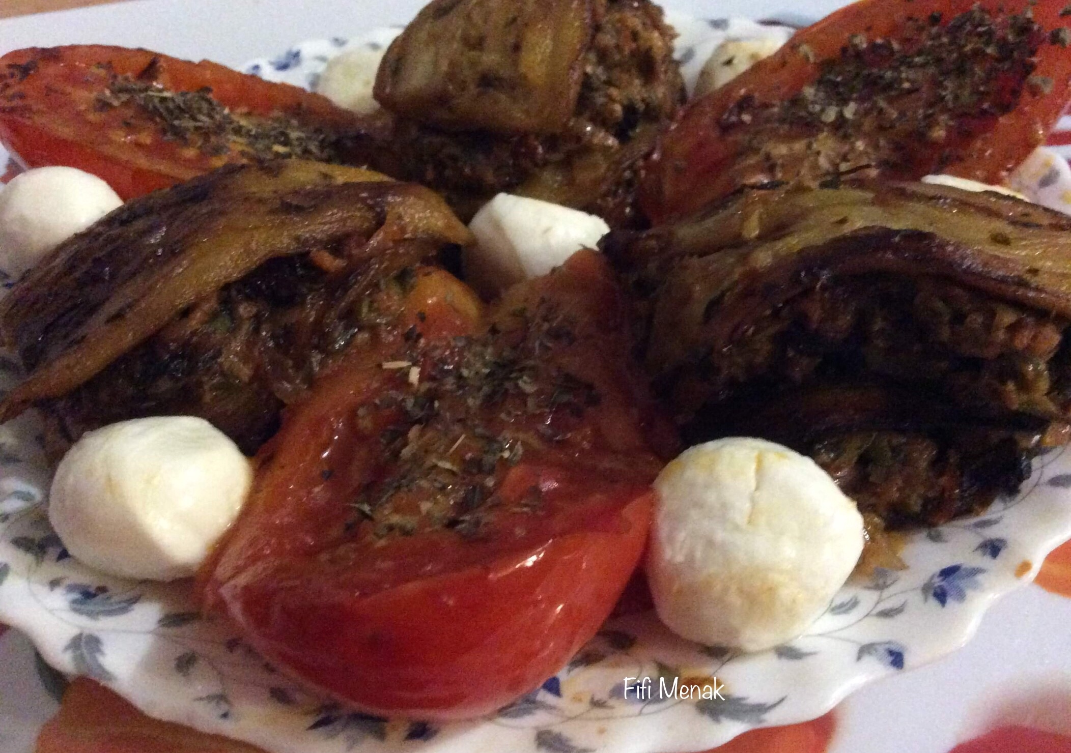 Mes roulés d’aubergines farcis