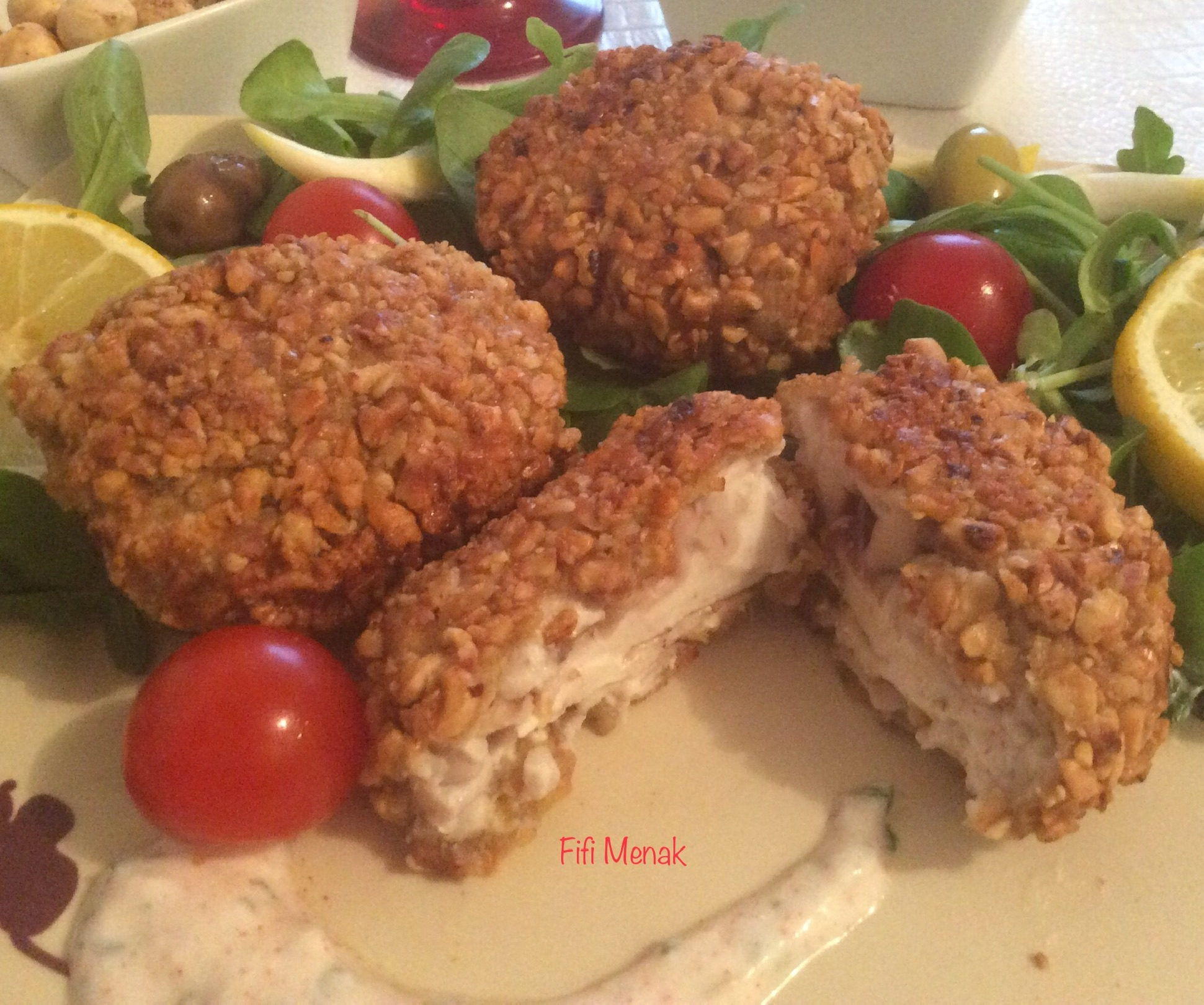 Cervelle panée aux noisettes