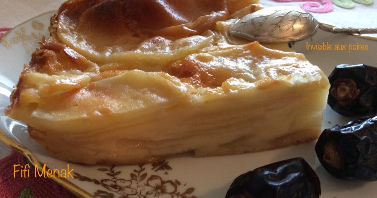 Gâteau invisible aux poires