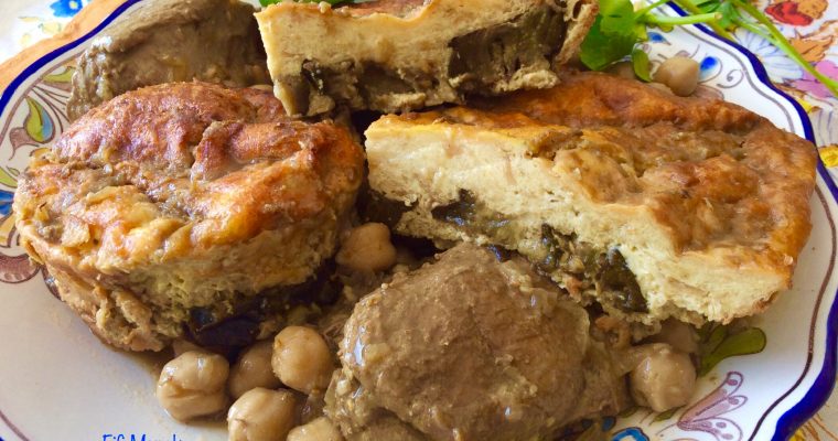 Soufflé à l’aubergine (Berrania bel badendjel)