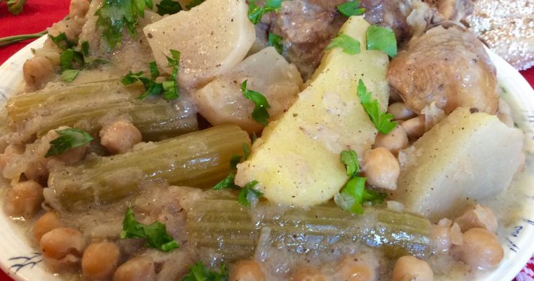 Légumes en sauce blanche (djwaz biad)