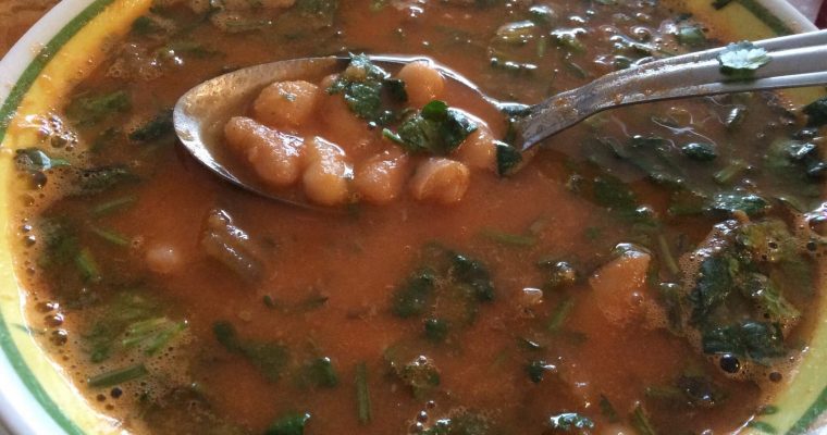 Ma soupe de haricots blancs à la coriandre (chorba loubia)