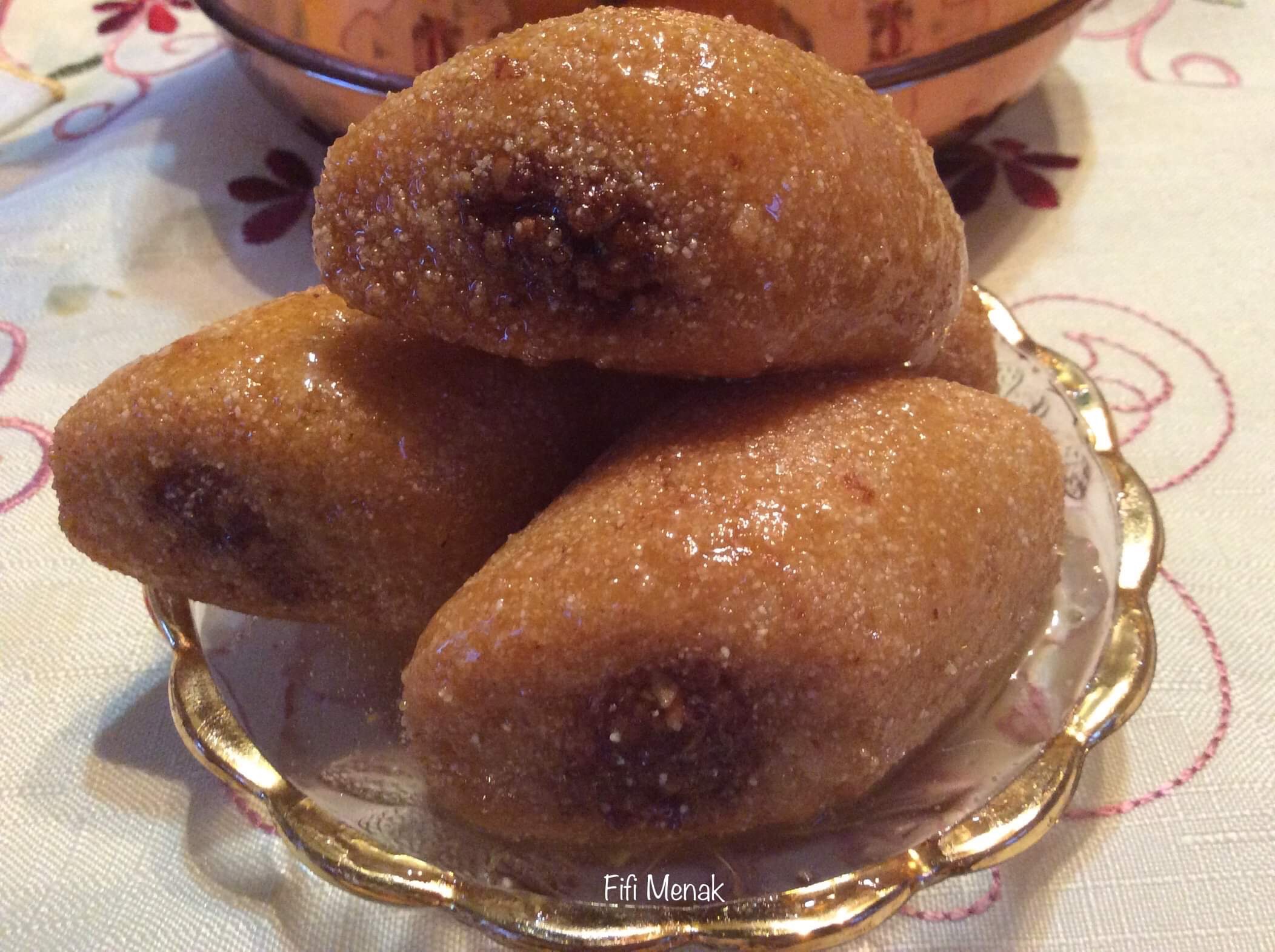 Gâteaux de semoule au miel (Makrout laassel )