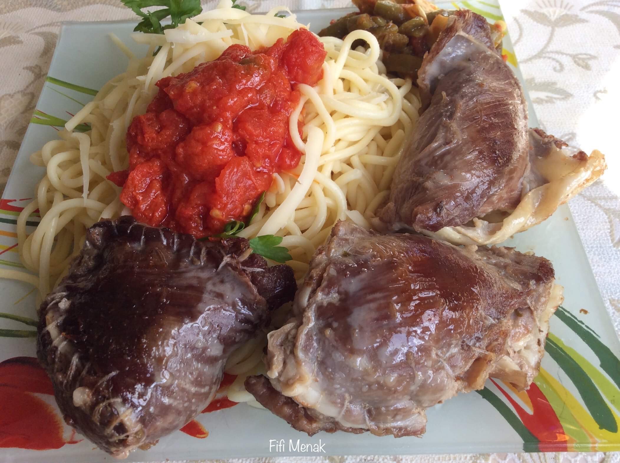 Tissus de poitrine d’agneau farcis : ASBANE ESFAQ