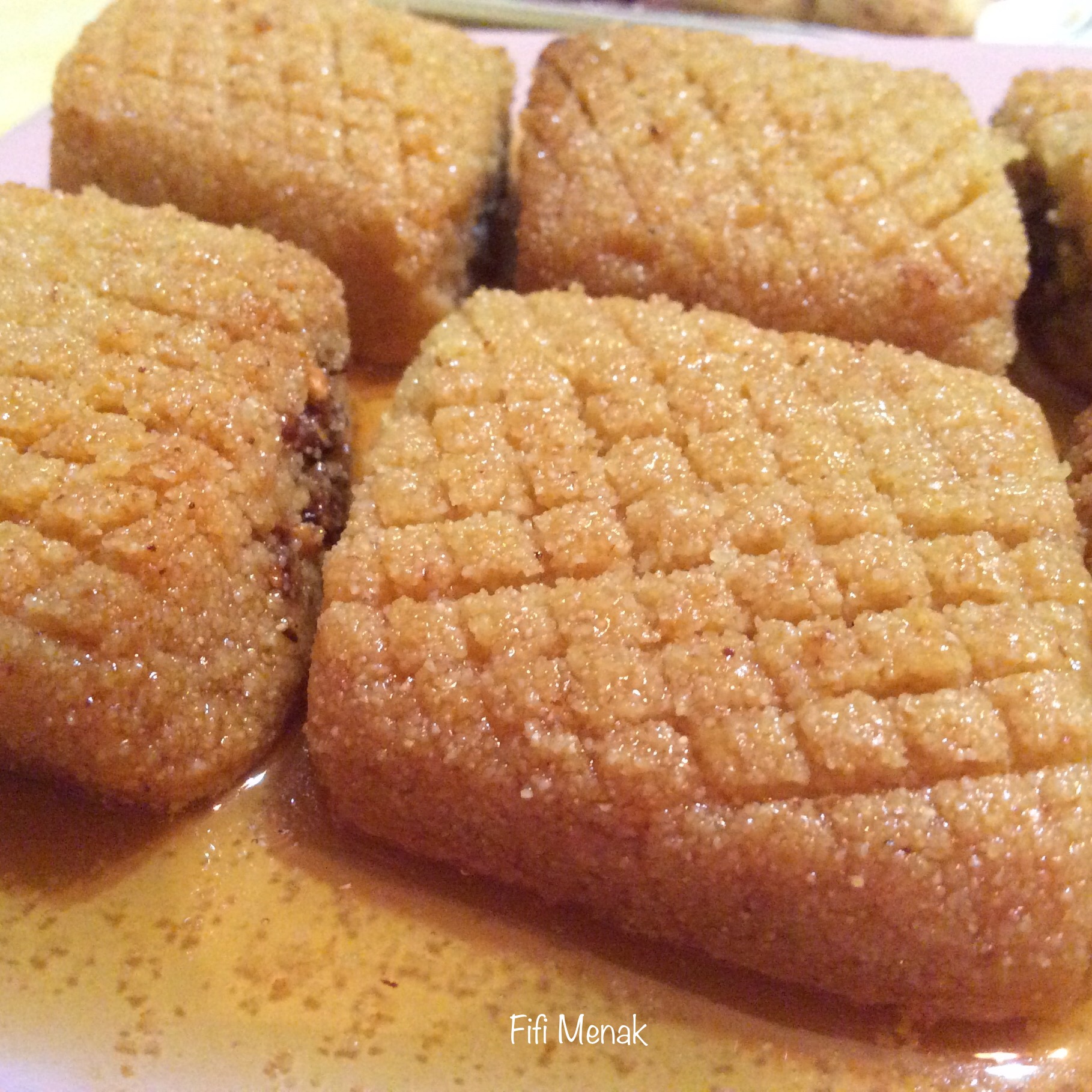 Makrout à la farce d’amandes au four