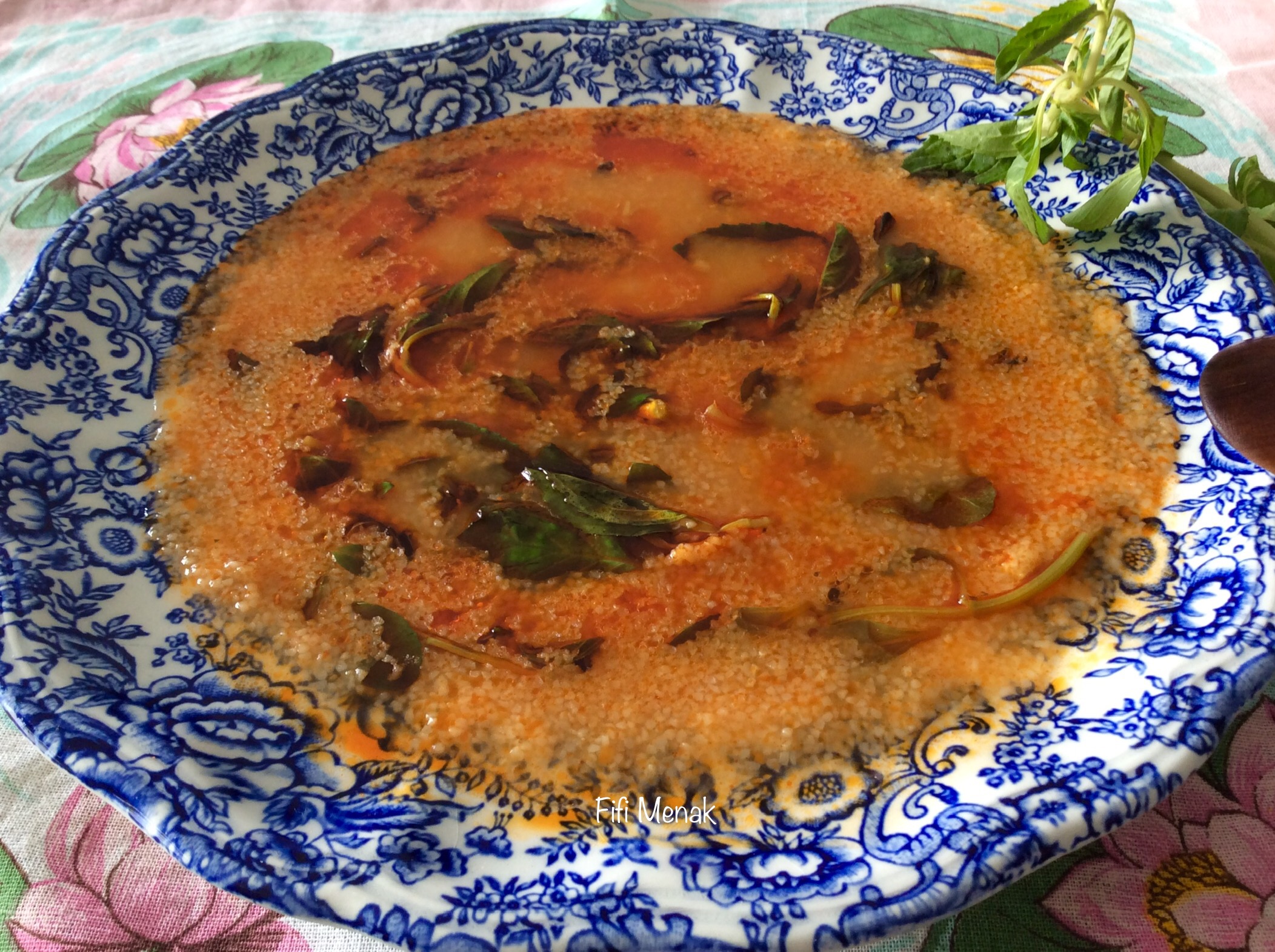 Soupe à la semoule et à la menthe-pouliot – Mdecha