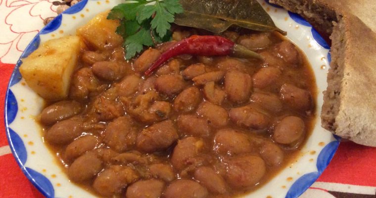 Mes haricots roses aux épices