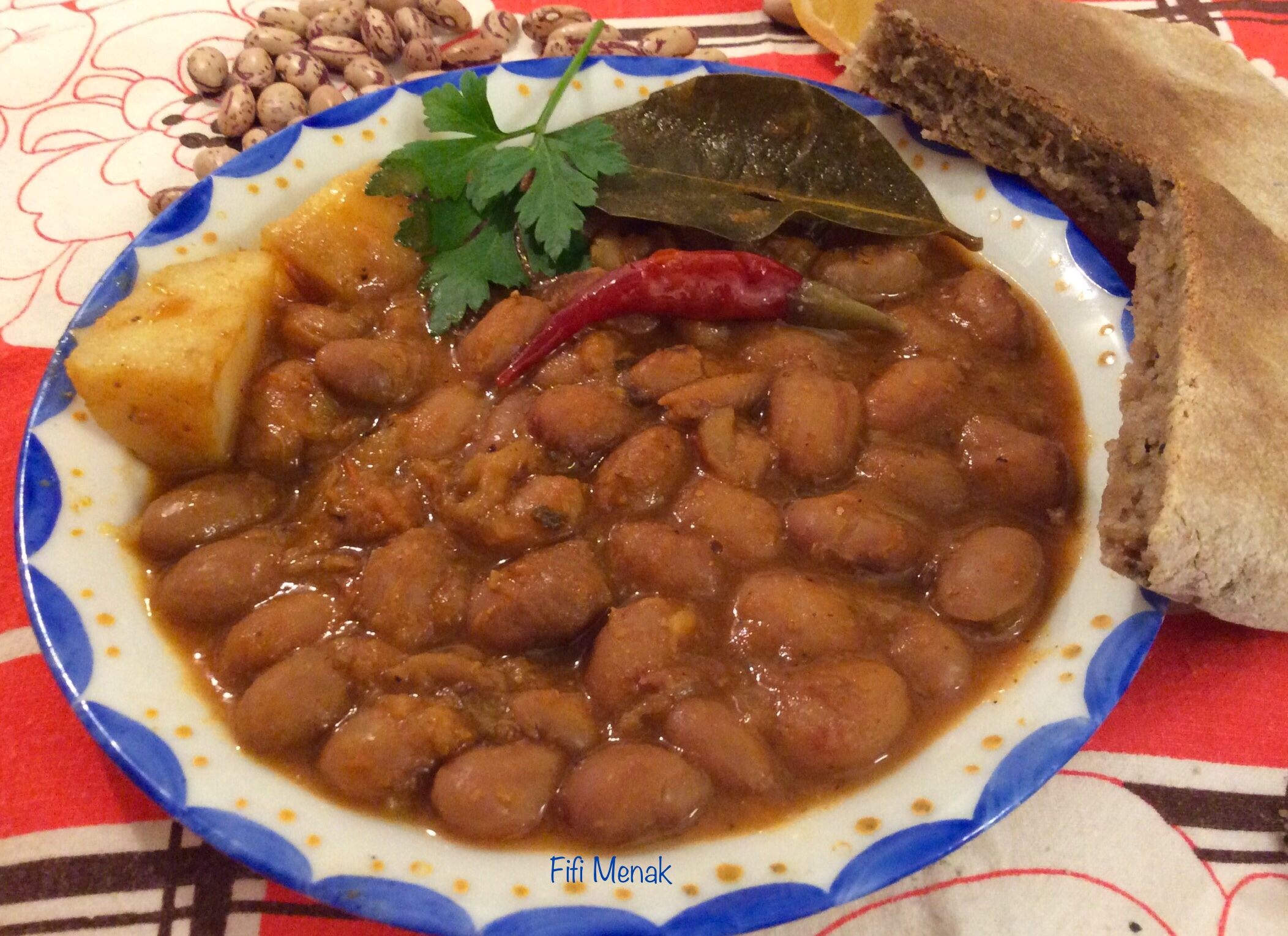 Mes haricots roses aux épices