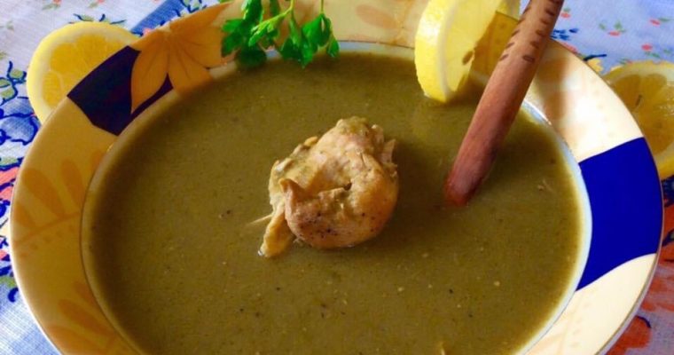 Soupe aux cosses de petits pois