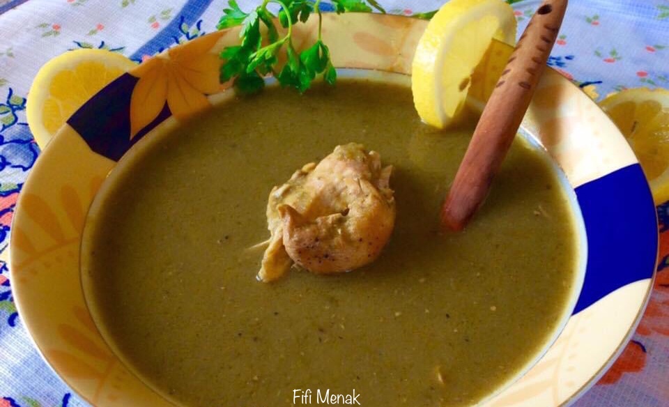 Soupe aux cosses de petits pois